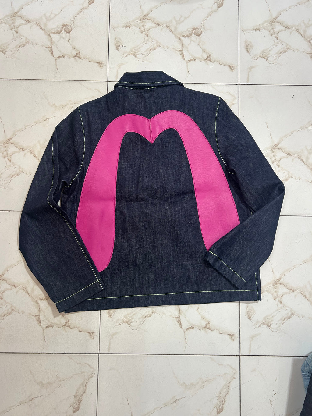 PURPLE REWORK DENIM JACKET
