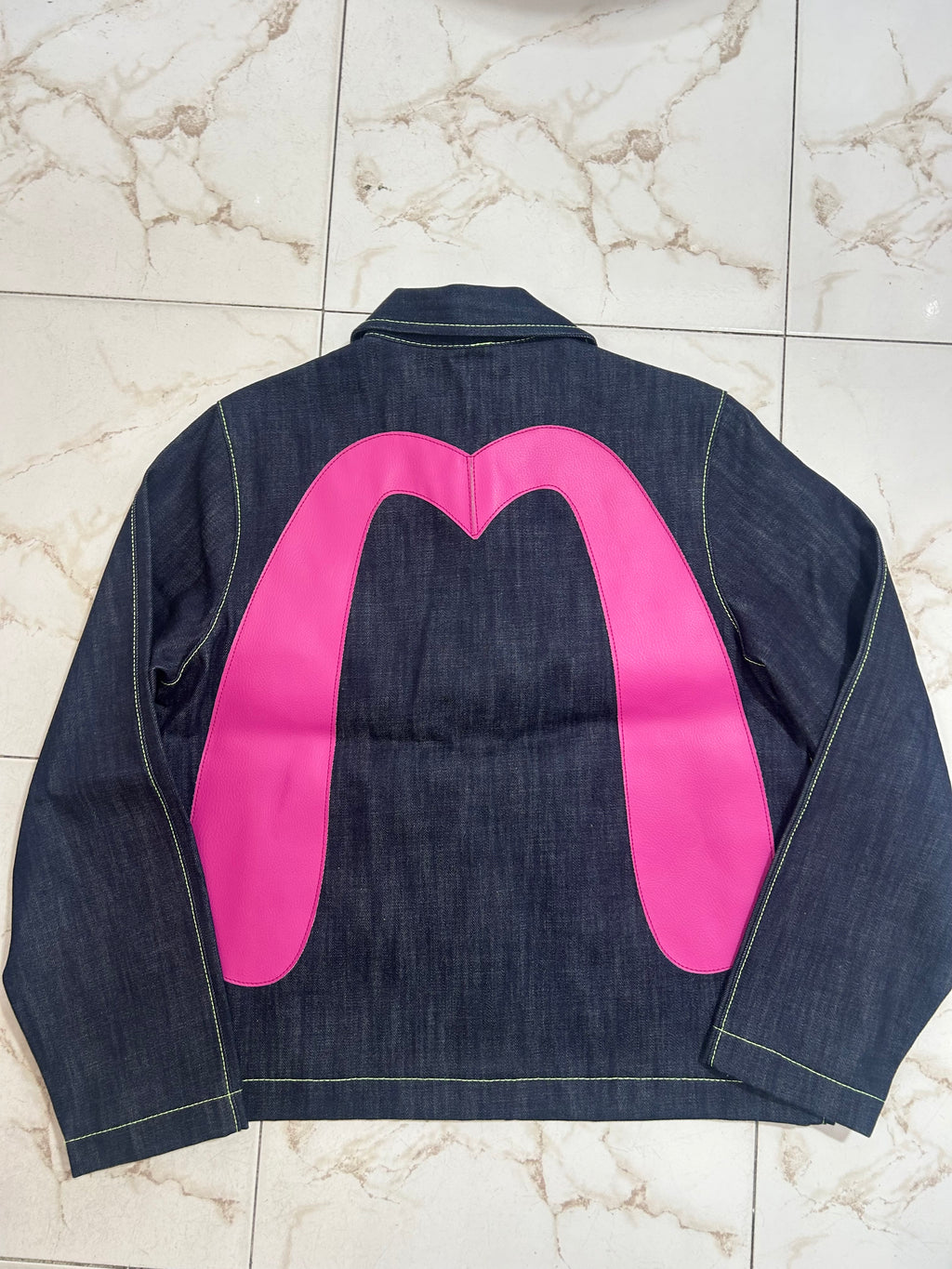 PURPLE REWORK DENIM JACKET