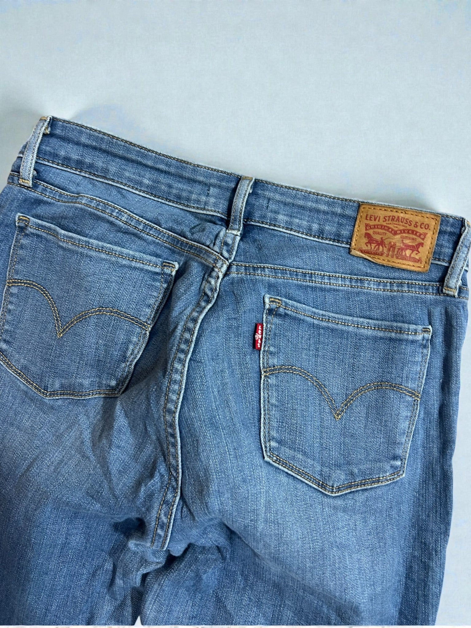 Jeans Levi’s 715 Bootcut Vintage – Denim Blu – Taglia IT 42 (W28)