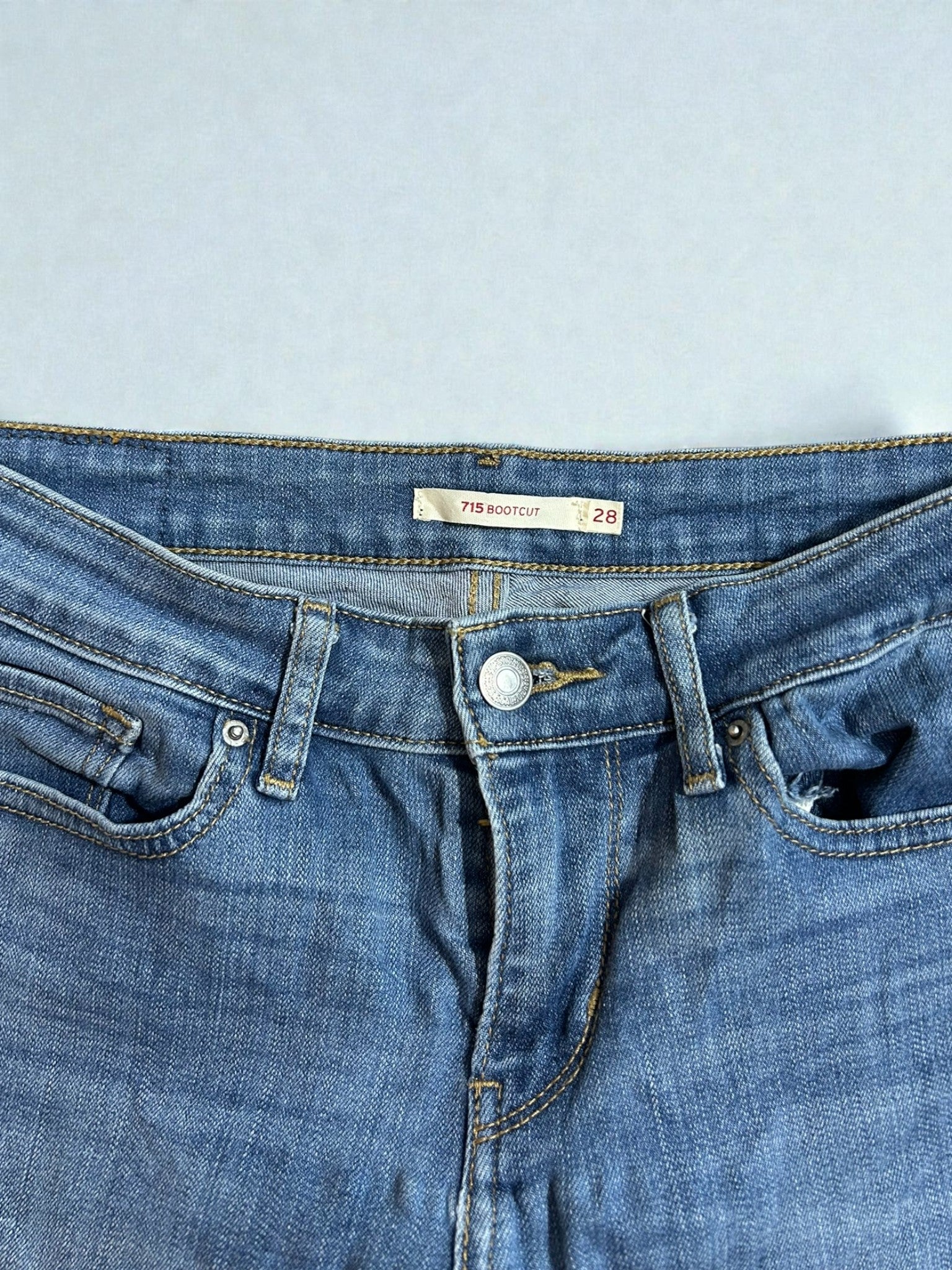 Jeans Levi’s 715 Bootcut Vintage – Denim Blu – Taglia IT 42 (W28)