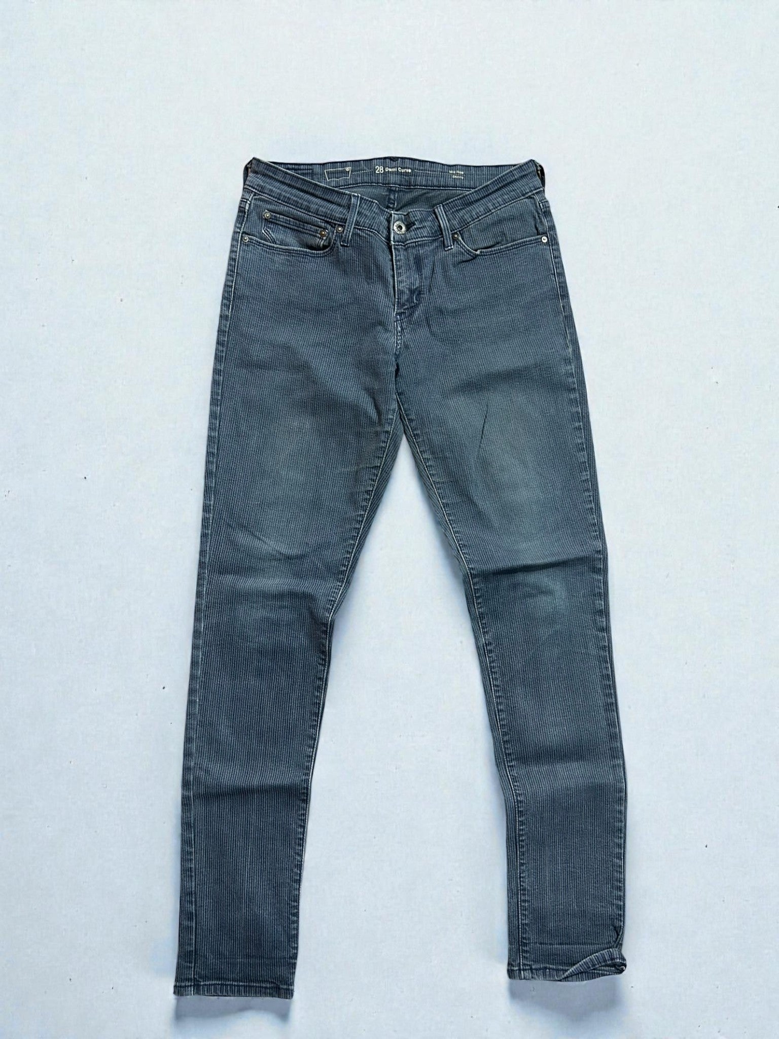 Jeans Levi’s Demi Curve Mid Rise Skinny Vintage – Denim Blu – Taglia IT 42 (W28)