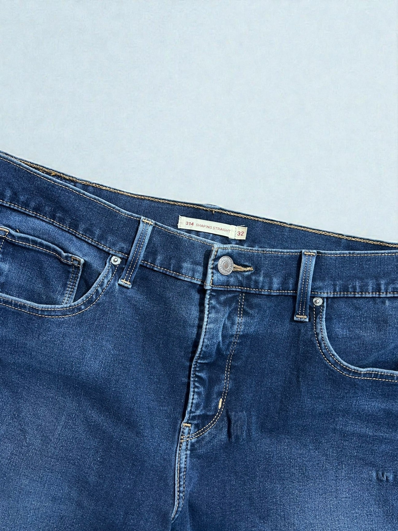 Jeans Levi’s 314 Shaping Straight Vintage – Denim Blu – Taglia IT 46 (W32)