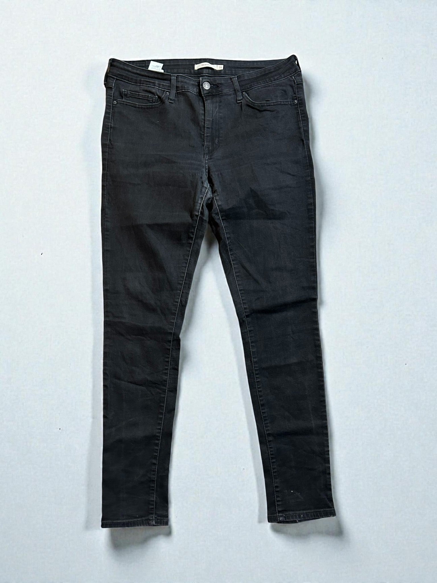 Jeans Levi’s 711 Skinny Vintage – Nero Lavaggio Scuro – Taglia IT 46
