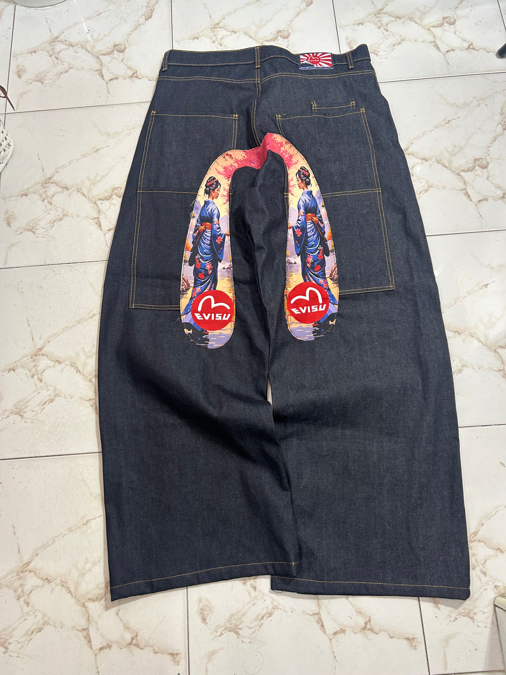 Jeans Rework Evisu  – Ispirazione Workwear Cinese