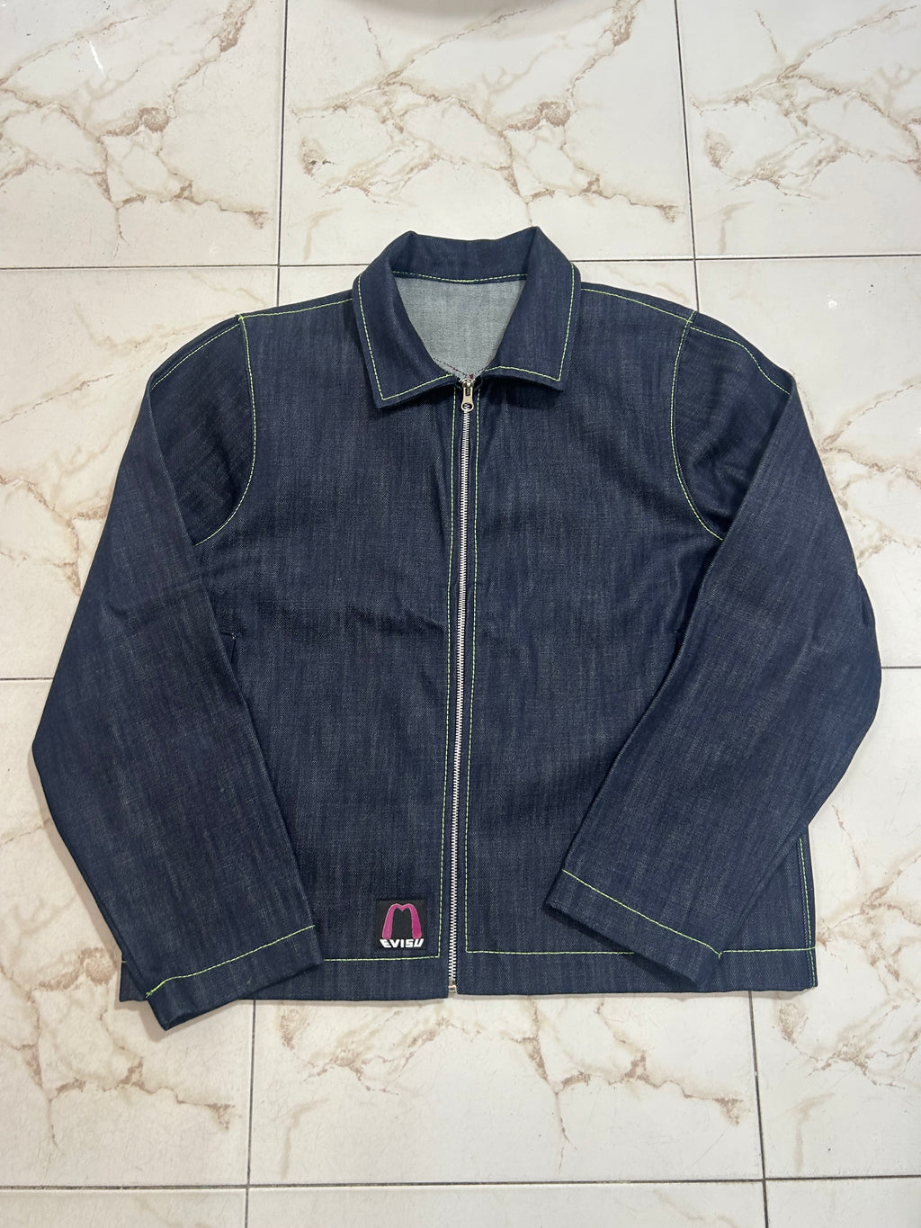 PURPLE REWORK DENIM JACKET