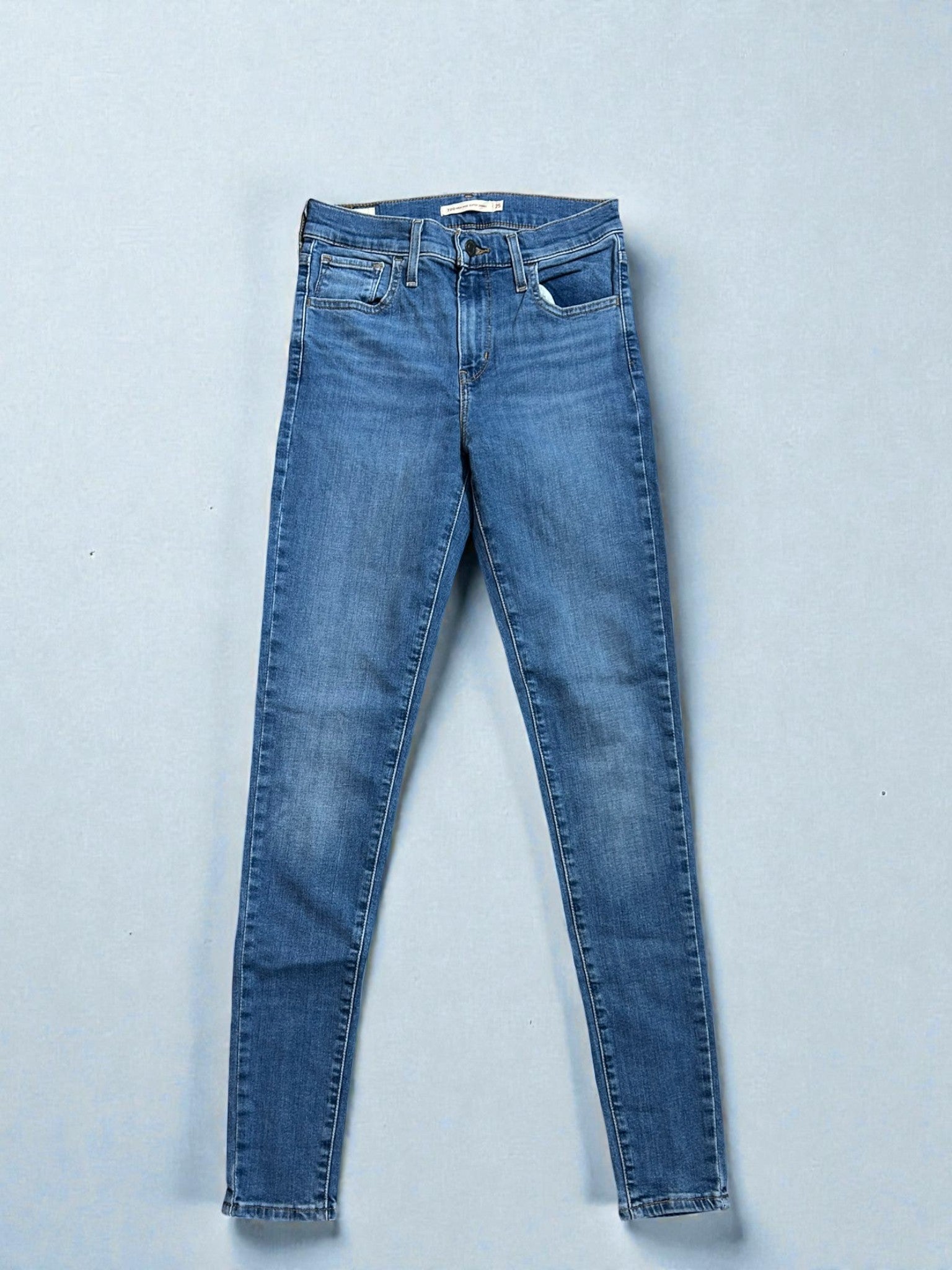 Jeans Levi’s 720 High Rise Super Skinny Vintage – Denim Blu – Taglia IT 38 (W25)