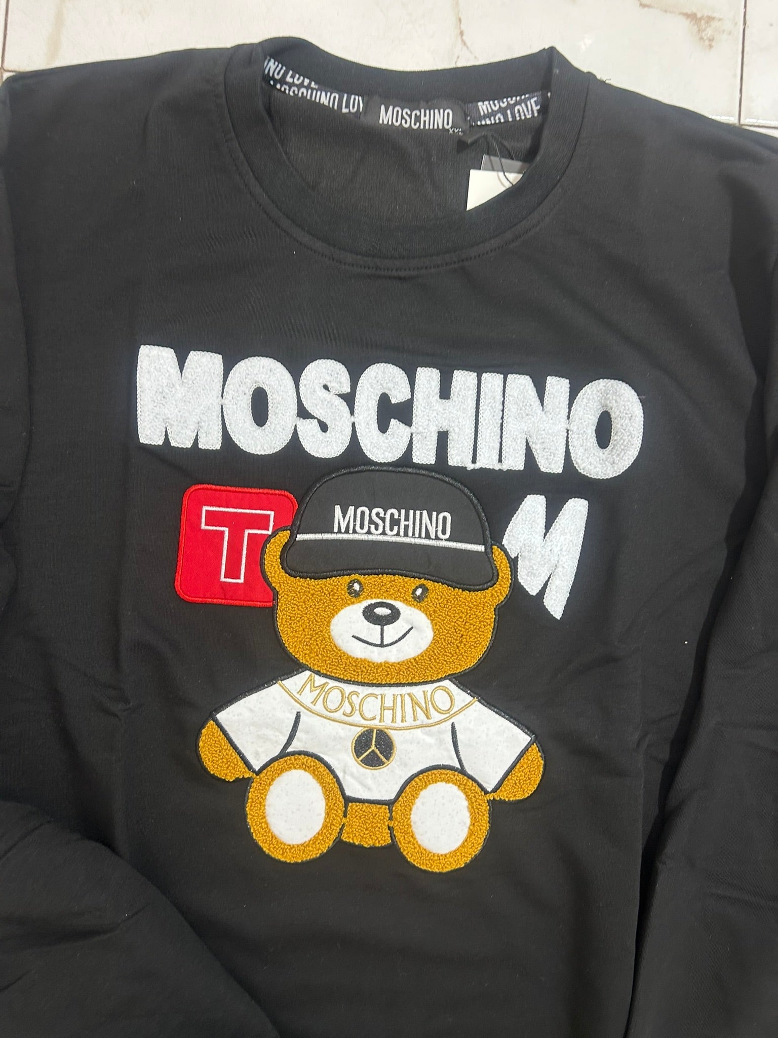 MOOD CREW NECK SWEATSHIRT M***SCHINO #3034