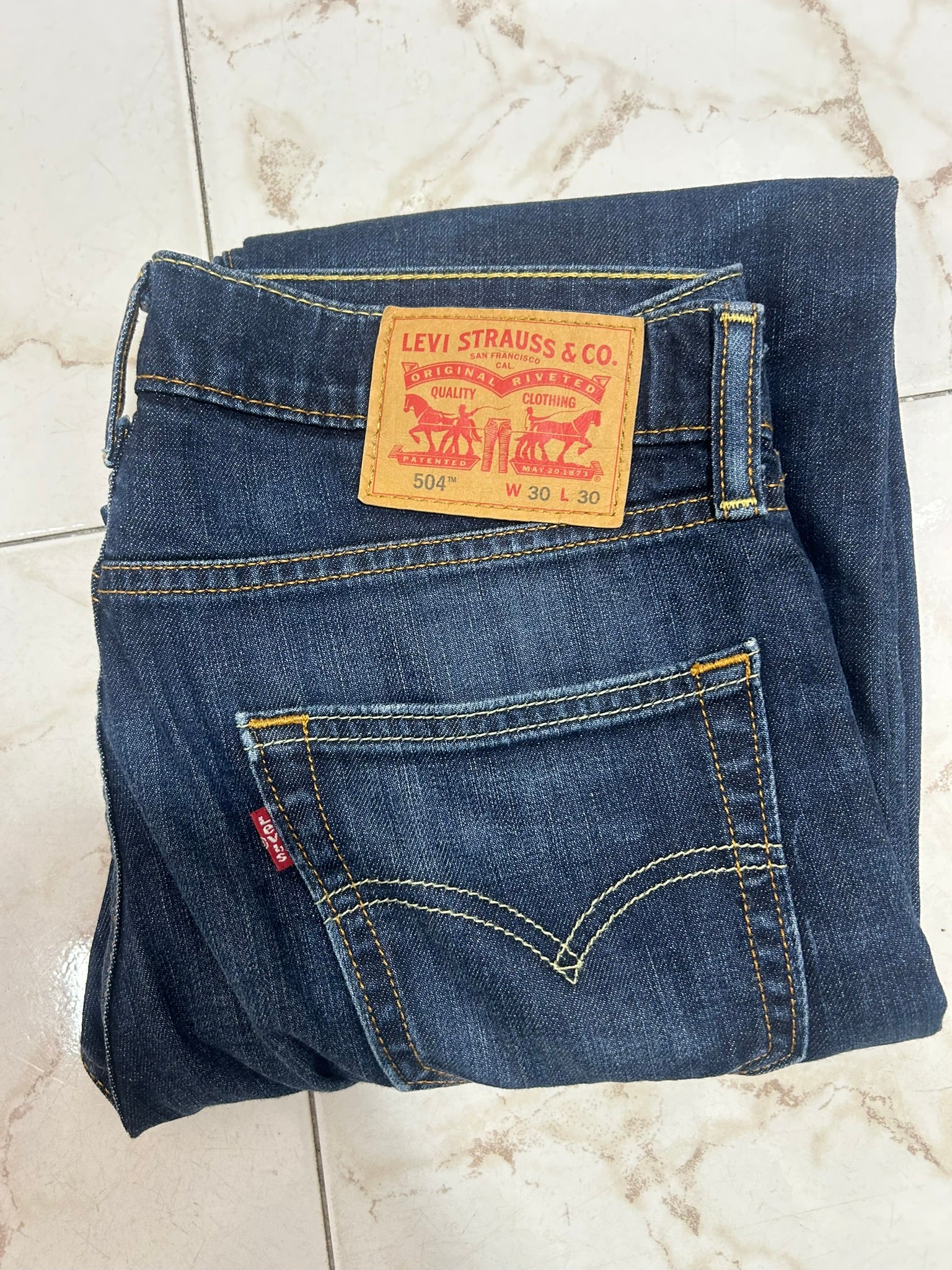 Jeans Levi’s 504 Vintage Blu – Tg IT 46 (W30 L30)