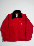 Carhartt Rework Jacket in Red with Black Velvet Collar