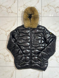 Puffer invernale con pelliccia