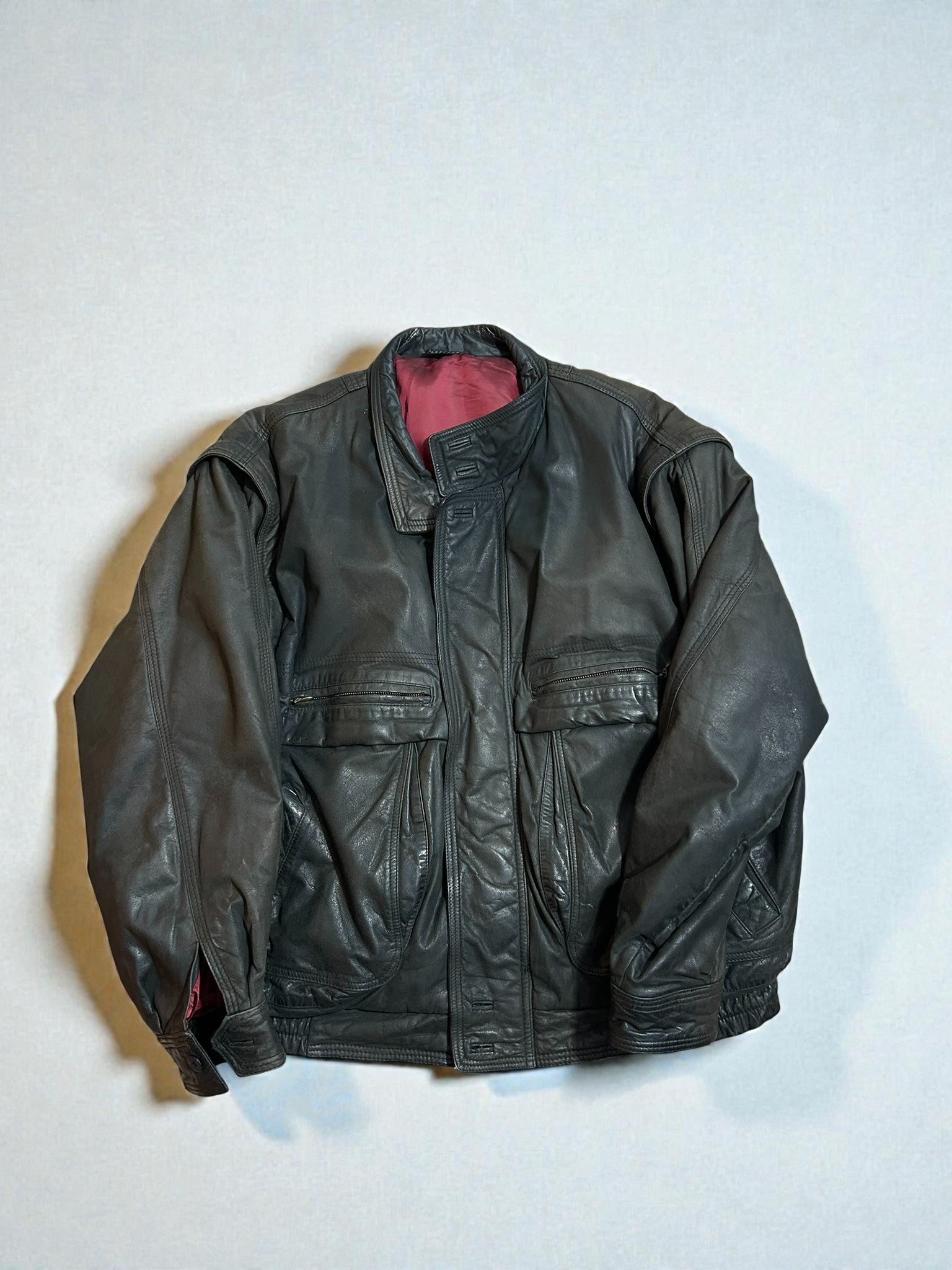 Giubbotto Vintage in Vera Pelle – Taglia M